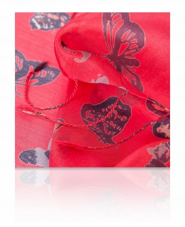 Палантин Женский S20-BUTTFLY/SHOCK.PINK